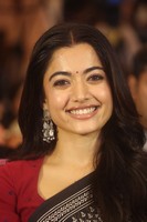 Rashmika Mandanna Black Saree Pics